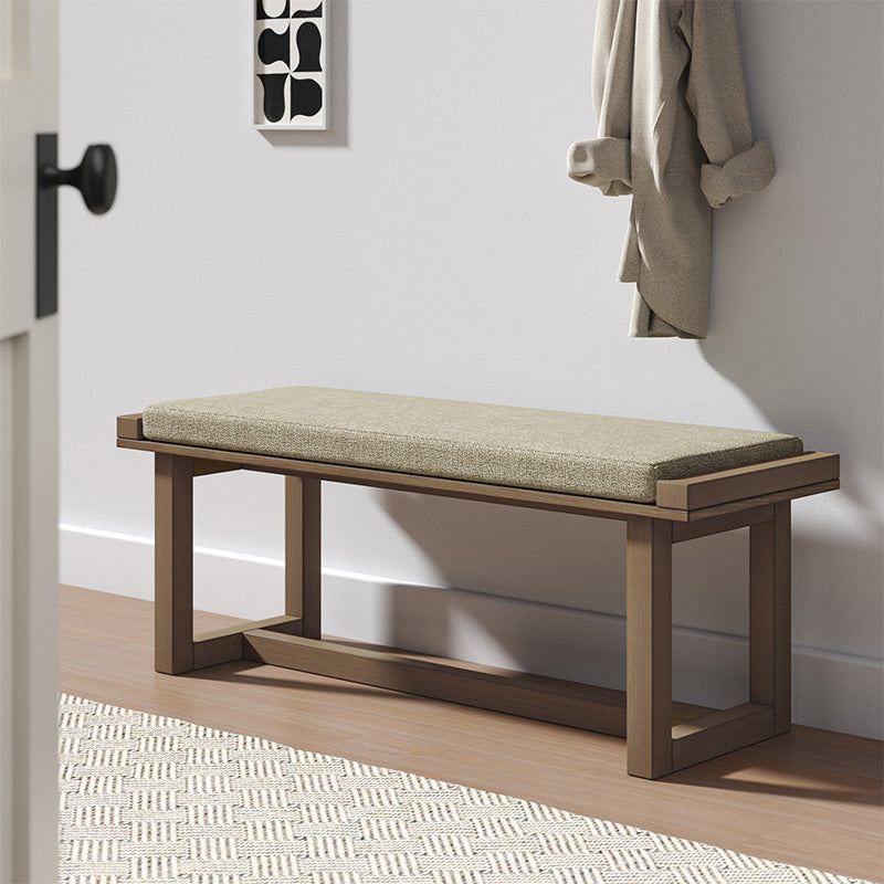 Modern Dining Bench with Solid Wood Frame - Stylish & Durable Seating for Kitchen, Dining Room, or Breakfast Nook - Perfect for Small Spaces & Family Gatherings