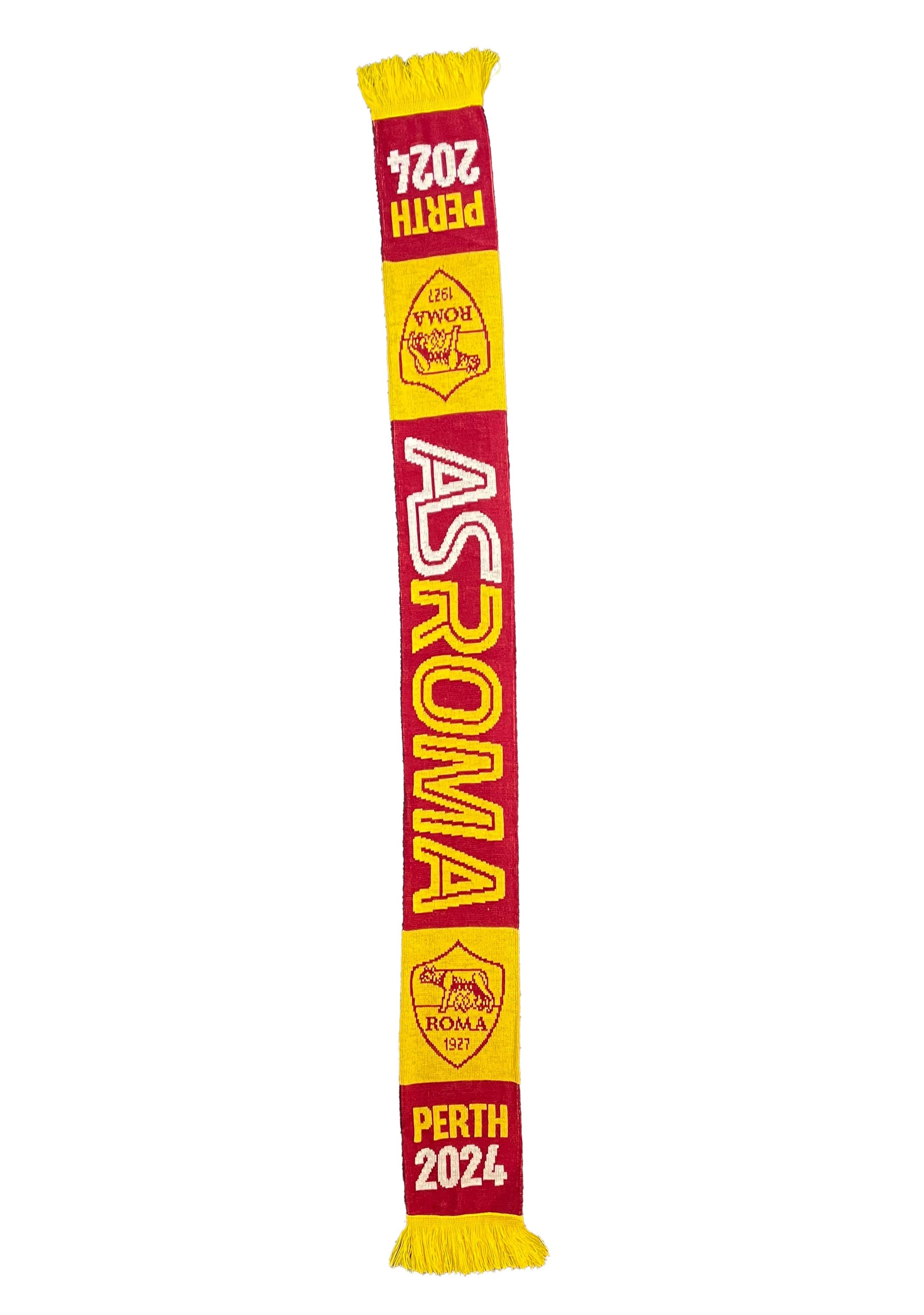 AS Roma Perth Tour Scarf - Official Football Fan Scarf for AS Roma Supporters | Perfect for Soccer Matches, Travel & Gifts