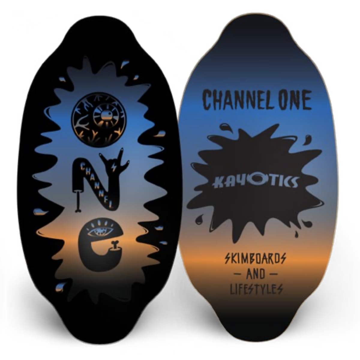 Kayotics Skimboards - Channel One BAJA Model for Beach & Wave Riding | Perfect for Surfing, Skimboarding & Water Sports Enthusiasts