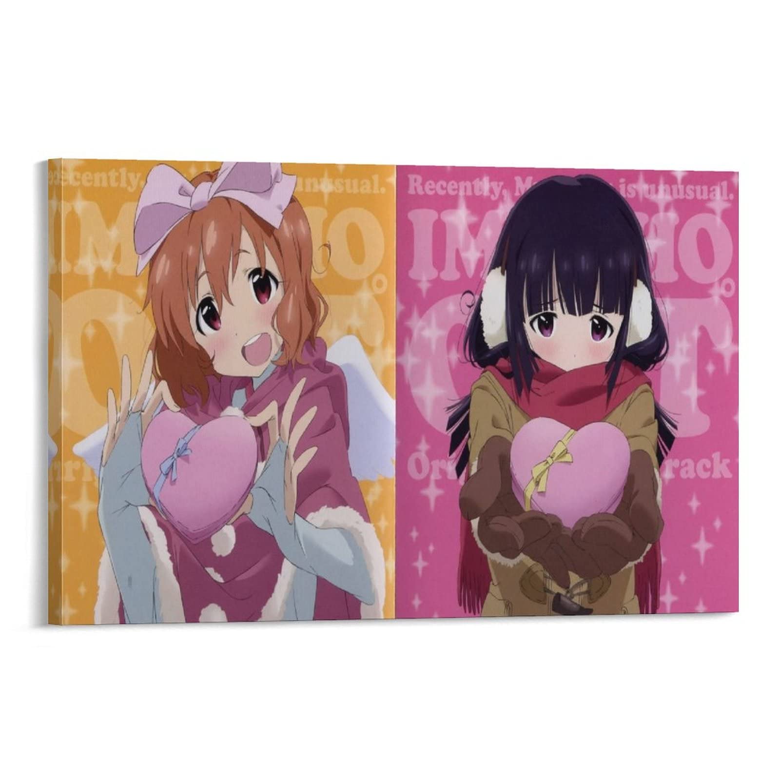 Anime Canvas Wall Art - Recently, My Sister is Unusual Oil Painting Poster (20x30cm/8x12in) - Perfect for Living Room & Bedroom Decor, Anime Lover Gift