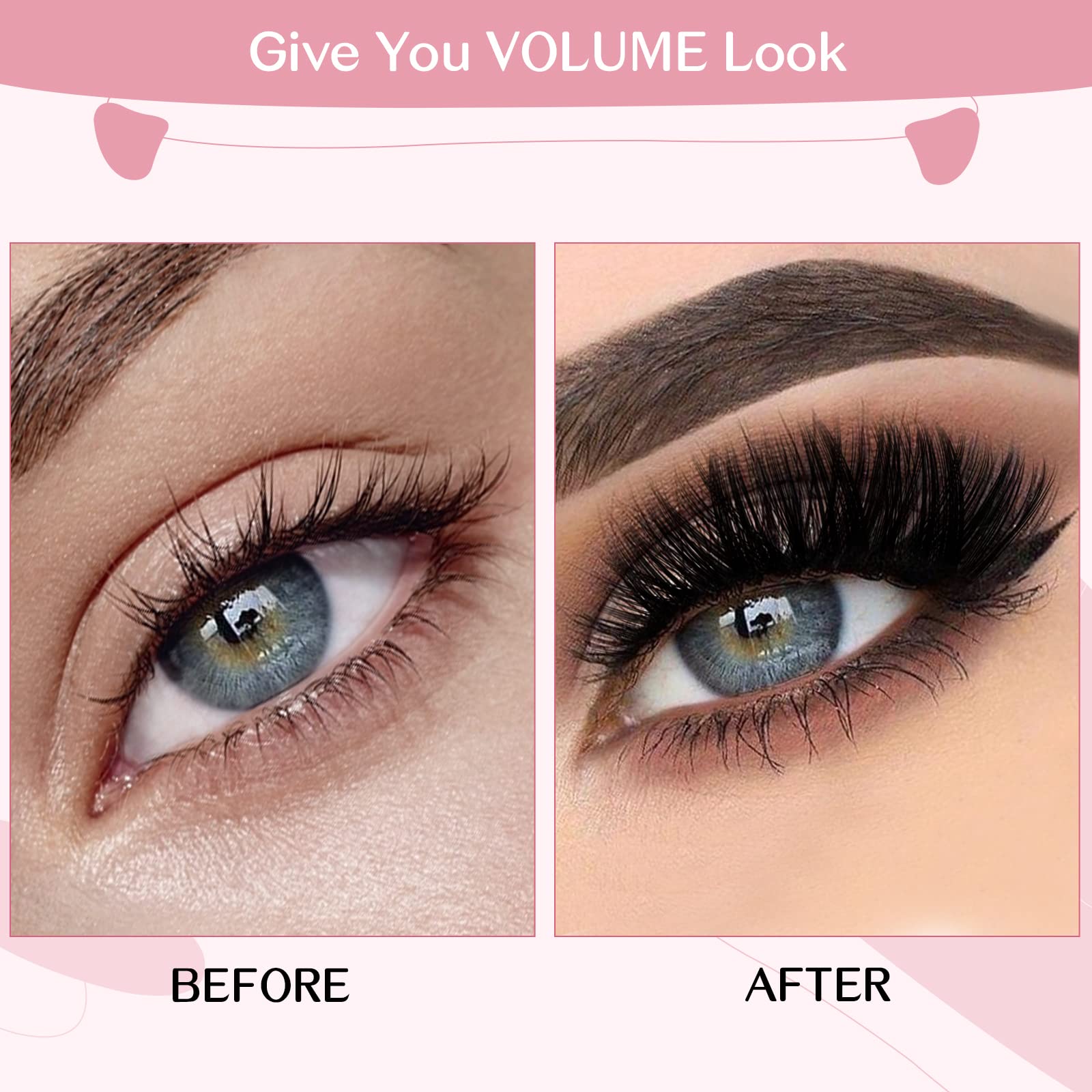 72 Pcs Cluster Lashes DIY Eyelash Extension Kit - D-14mm Thin Band Individual Lashes for Easy At-Home Application | Natural Look for Daily Wear & Special Occasions
