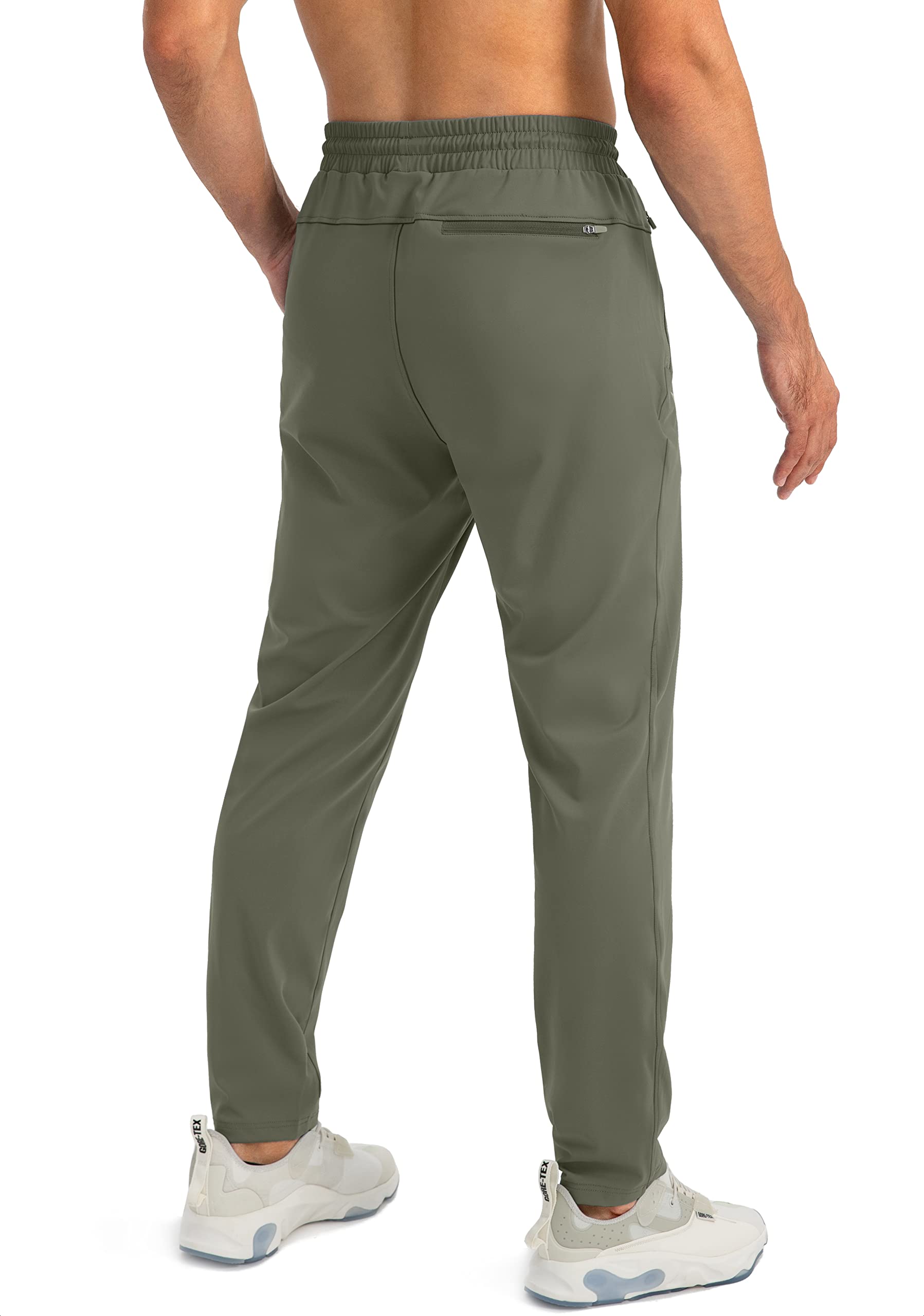 **Men's Tapered Joggers with Zipper Pockets - Athletic Sweatpants for Workout, Running & Jogging - Comfortable & Stylish for Gym, Lounge & Casual Wear**