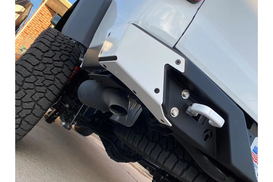 Jeep Gladiator JT Rear Bumper Aluminum Corner Skids by Artec Industries - Heavy Duty Off-Road Protection for Rock Crawling & Trail Adventures