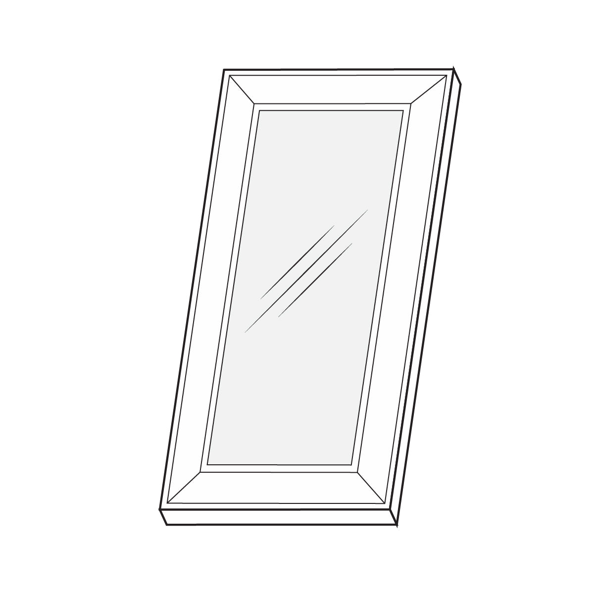 Aspen White Glass Doors - Elegant & Durable Interior/Exterior Doors for Home & Office - Perfect for Living Rooms, Bedrooms & Entryways