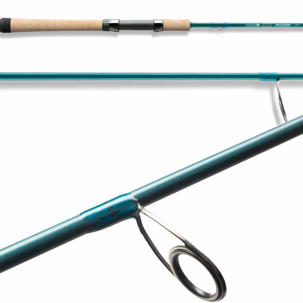 St. Croix Mojo Inshore Spinning Fishing Rod - Lightweight Graphite Saltwater Rod for Bass, Redfish & Snook - Perfect for Kayak Fishing & Inshore Angling