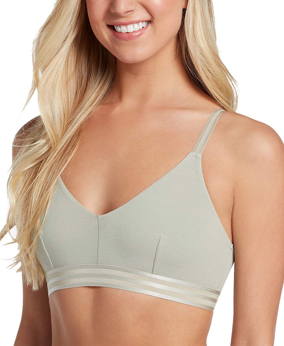Jockey Women's Cotton Allure Bralette - Comfortable Wire-Free Bra for Everyday Wear, Lounge & Sleep | Soft Stretch Fabric, Light Support, Seamless Design