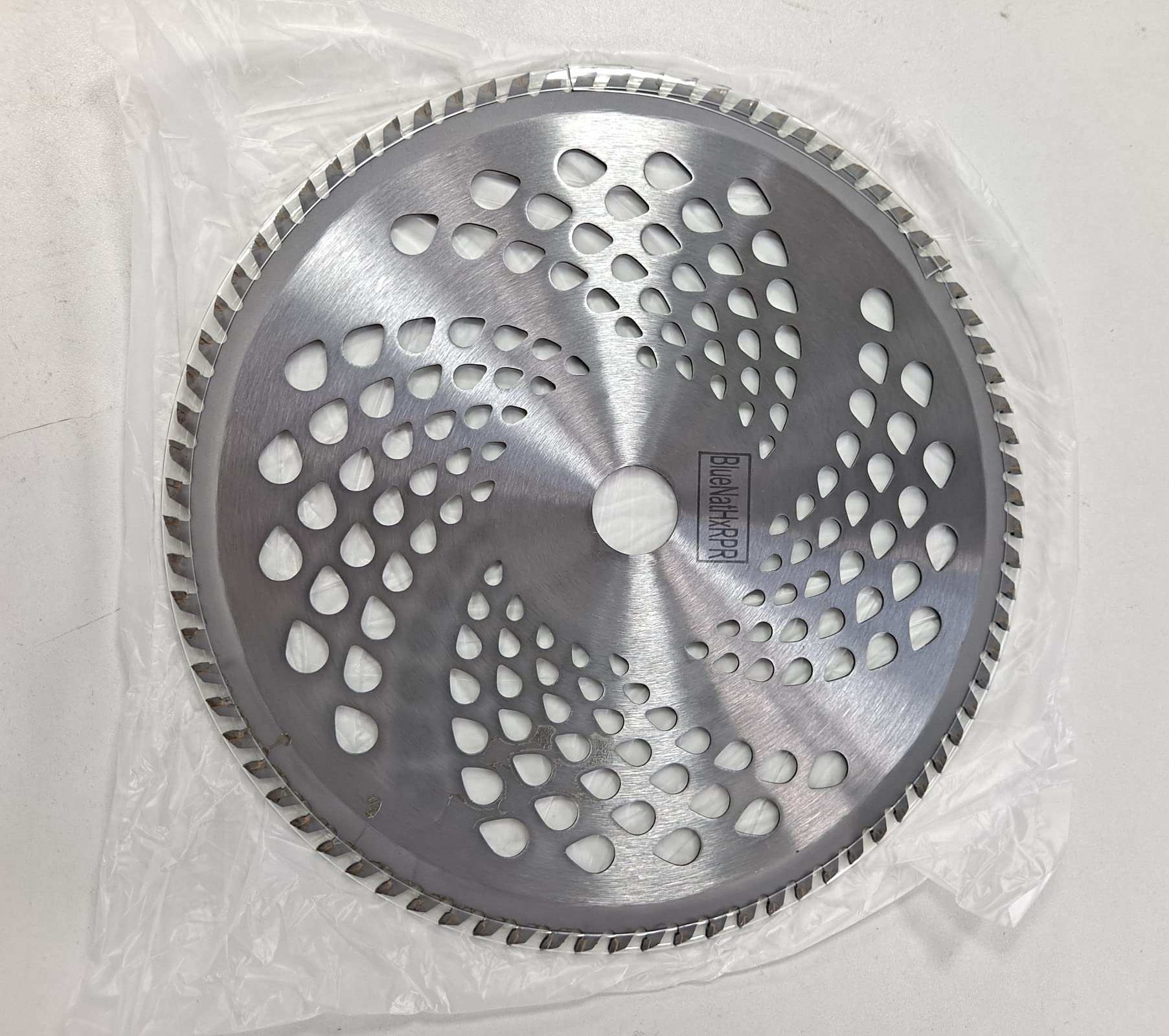 10 Inch 80T Carbide Tip Blade with Washer Adapter - Heavy Duty Brush Cutter Trimmer Weed Eater Replacement Blade for Landscaping, Lawn Care & Gardening