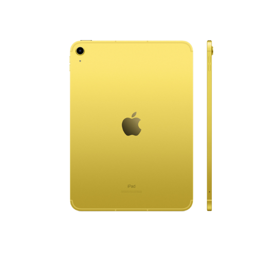 Apple iPad 10th Generation (2022) 10.9-inch 64GB Wi-Fi + Cellular - Space Yellow - Perfect for Work, Study & Entertainment On-The-Go