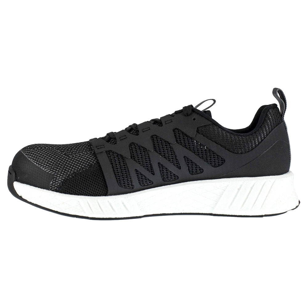 Reebok Work Fusion Flexweave Men's Composite Toe Athletic Work Shoes IB4311 - Lightweight Safety Shoes for Construction, Warehouse & Industrial Workers