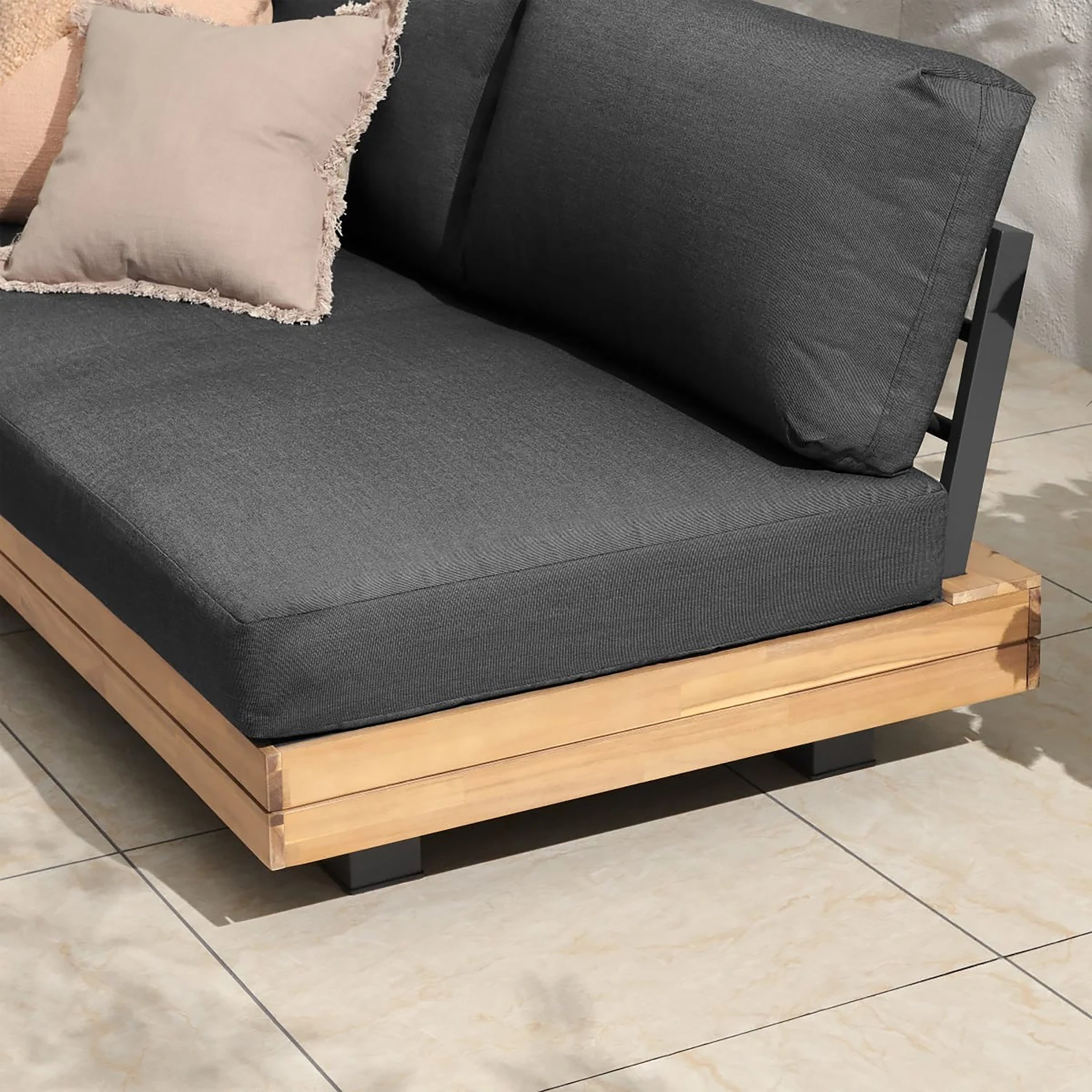 Celenza Modular Full Corner Sectional Sofa Set with Coffee Table - Modern L-Shaped Couch for Living Room, Family Room & Home Theater - Comfortable & Stylish Furniture for Relaxing & Entertaining