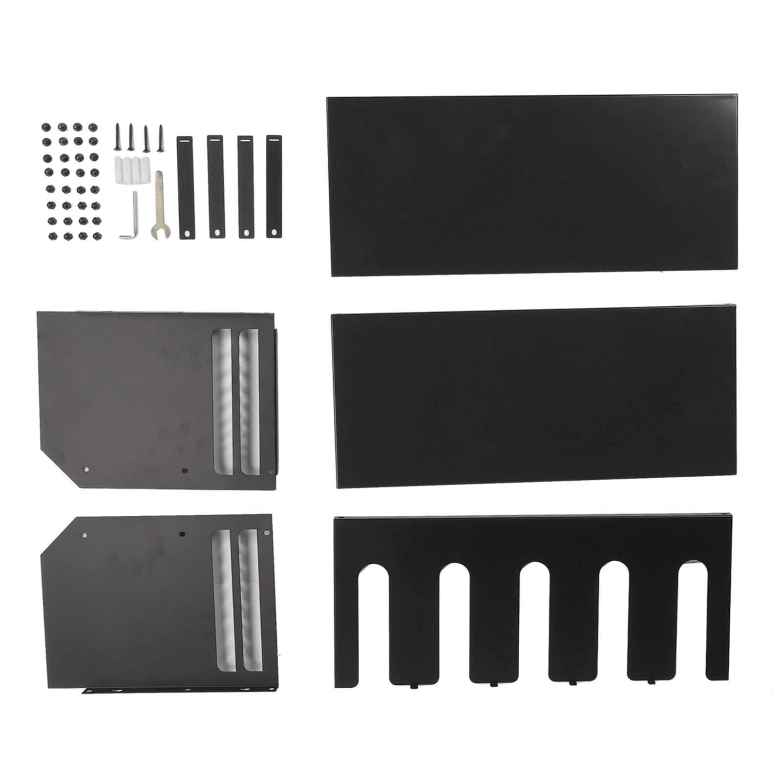 Heavy Duty Drill Bit Organizer - 5 Slot Space Saving Iron Tool Holder for Power Tools | Perfect for Home Garage & Workshop Organization