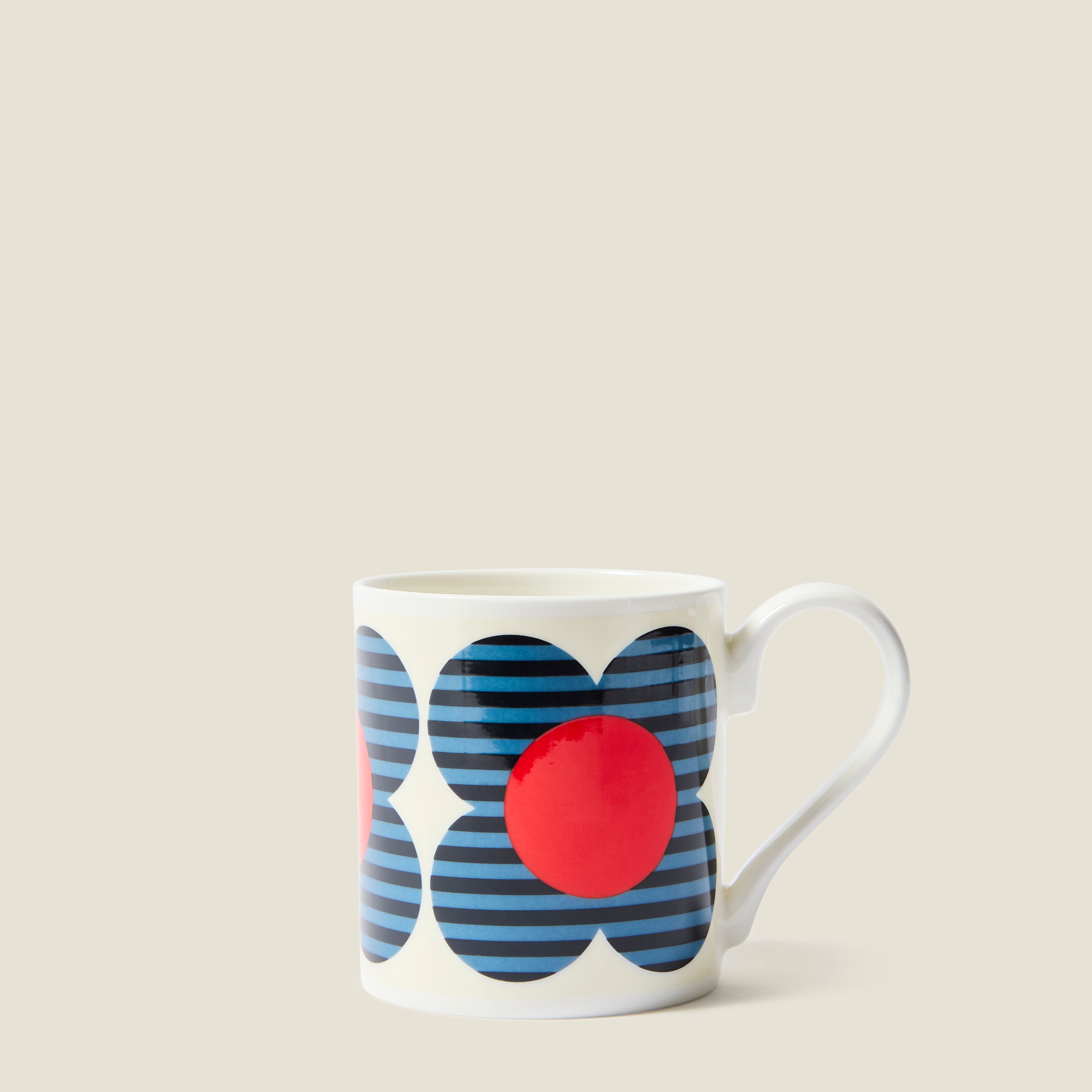 Premium Ceramic Coffee Mugs Set of 2 - Elegant Striped Floral Design for Home, Office & Gifts - Perfect for Hot Beverages, Tea, Cocoa & Soups