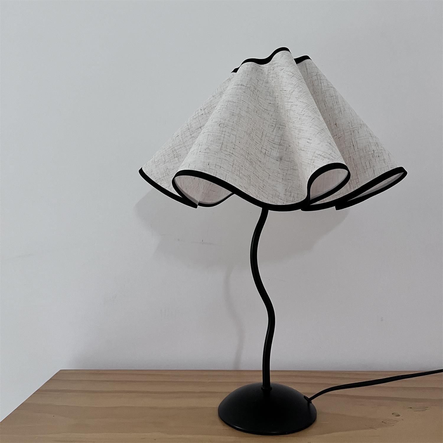 Modern Cora Table Lamp - Stylish LED Nightstand Light for Bedroom, Living Room & Office - Warm White & Adjustable Brightness - Perfect for Reading, Relaxing & Decor