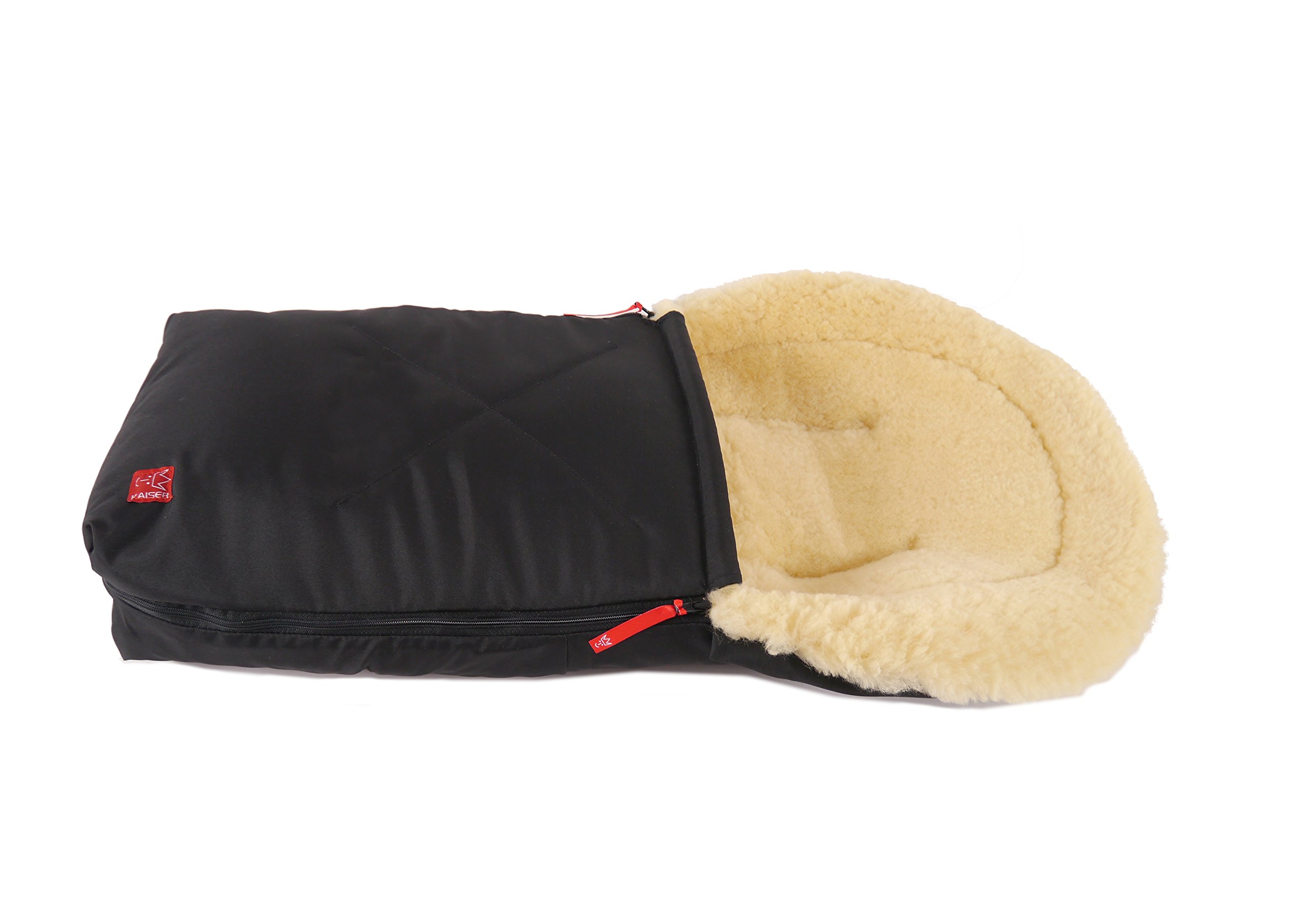 Premium Black Sheepskin Cuddly Bag - Ultra Soft & Warm Winter Accessory for Women & Men - Perfect for Home, Travel, and Outdoor Activities