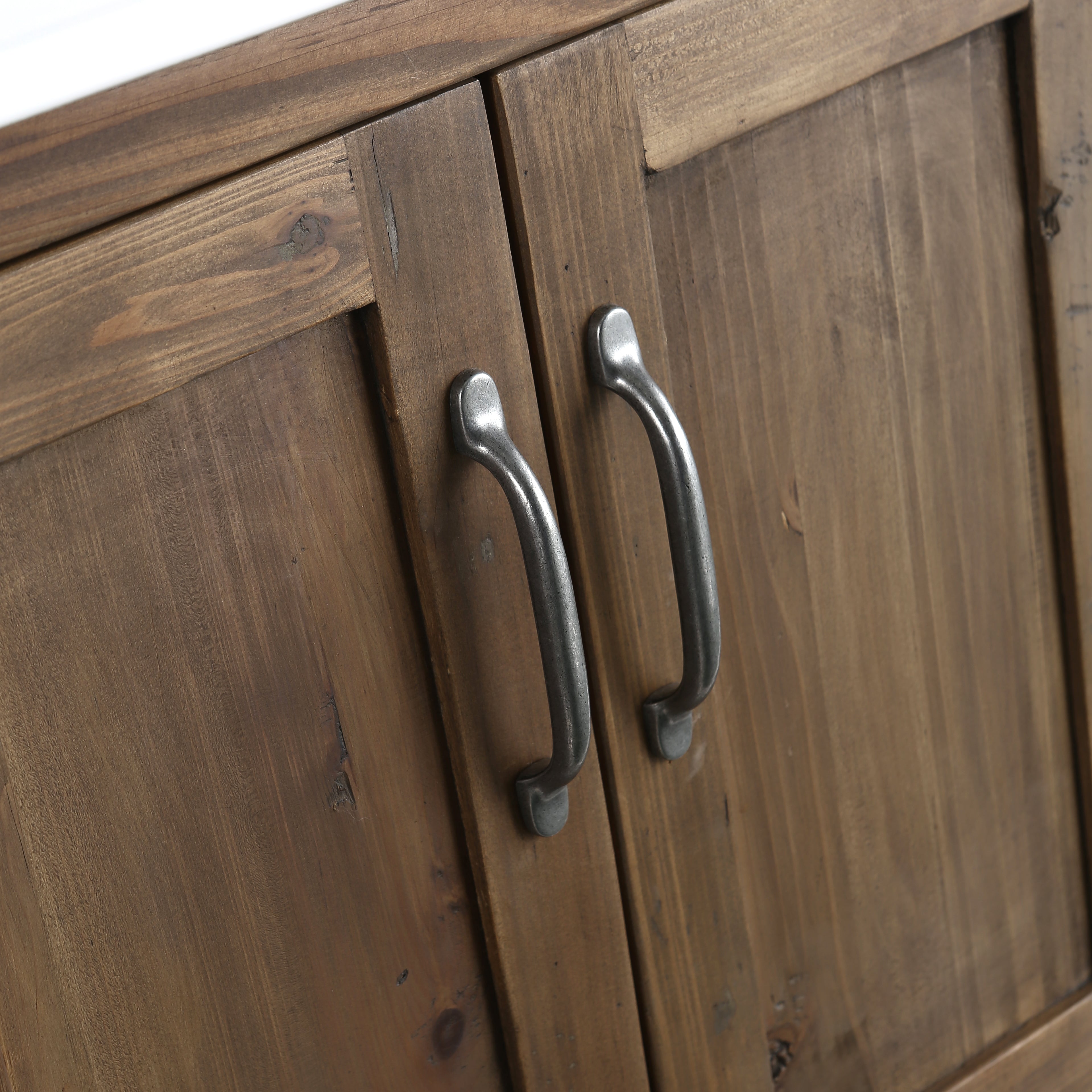 Design Element Austin 24-Inch Single Sink Bathroom Vanity in Walnut - DEC4006 S - Perfect for Modern Homes, Small Bathrooms & Apartment Renovations