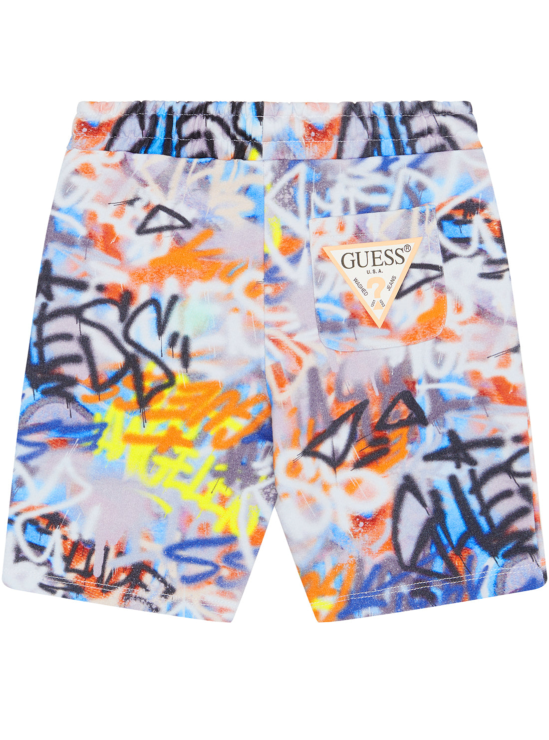 Graffiti Print Active Shorts for Men & Women - Breathable Workout Running Gym Shorts - Trendy Streetwear Fashion for Casual Wear & Sports