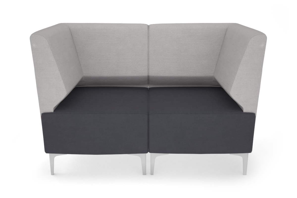 Mondo 2 Seater Corner Lounge Sofa - Modern L-Shaped Sectional Couch for Living Room, Small Space & Apartment - Comfortable Fabric Upholstery with Soft Cushions - Perfect for Relaxing, Entertaining & Movie Nights