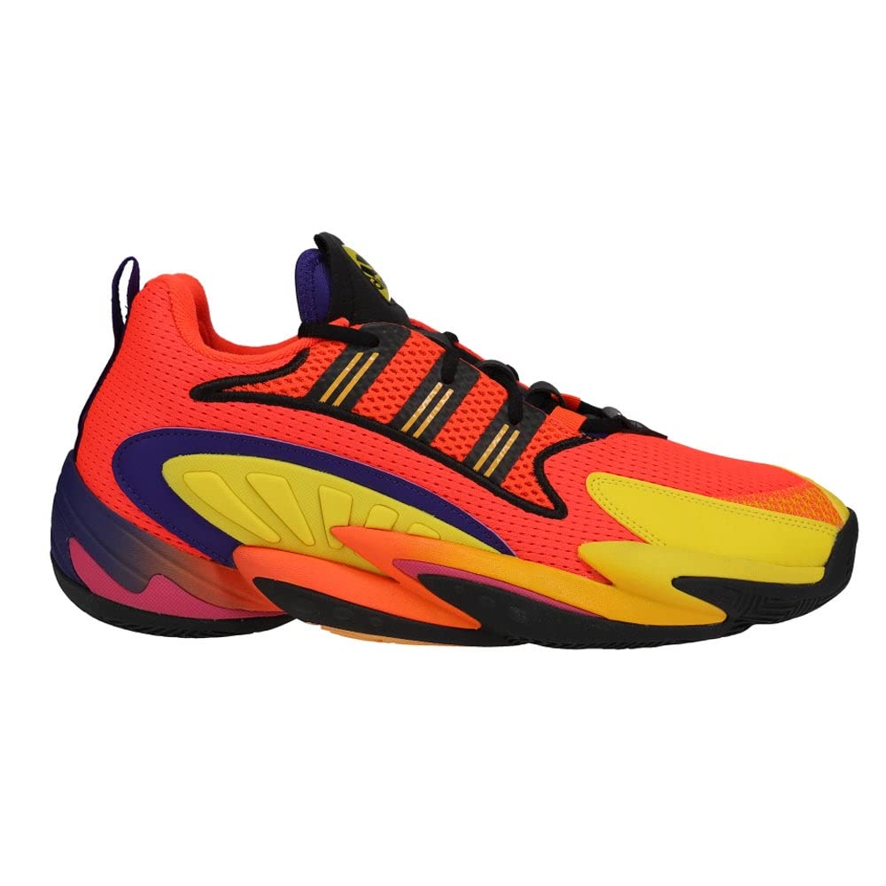 adidas Men's Crazy BYW 2.0 Basketball Shoes - Red | Lightweight Performance Sneakers for Casual Wear & Street Style | Perfect for Basketball, Gym & Everyday Fashion