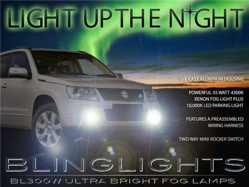 2005-2019 Suzuki Grand Vitara LED Fog Lights Kit - Durable & Waterproof Replacement - Perfect for Night Driving & Off-Road Adventures