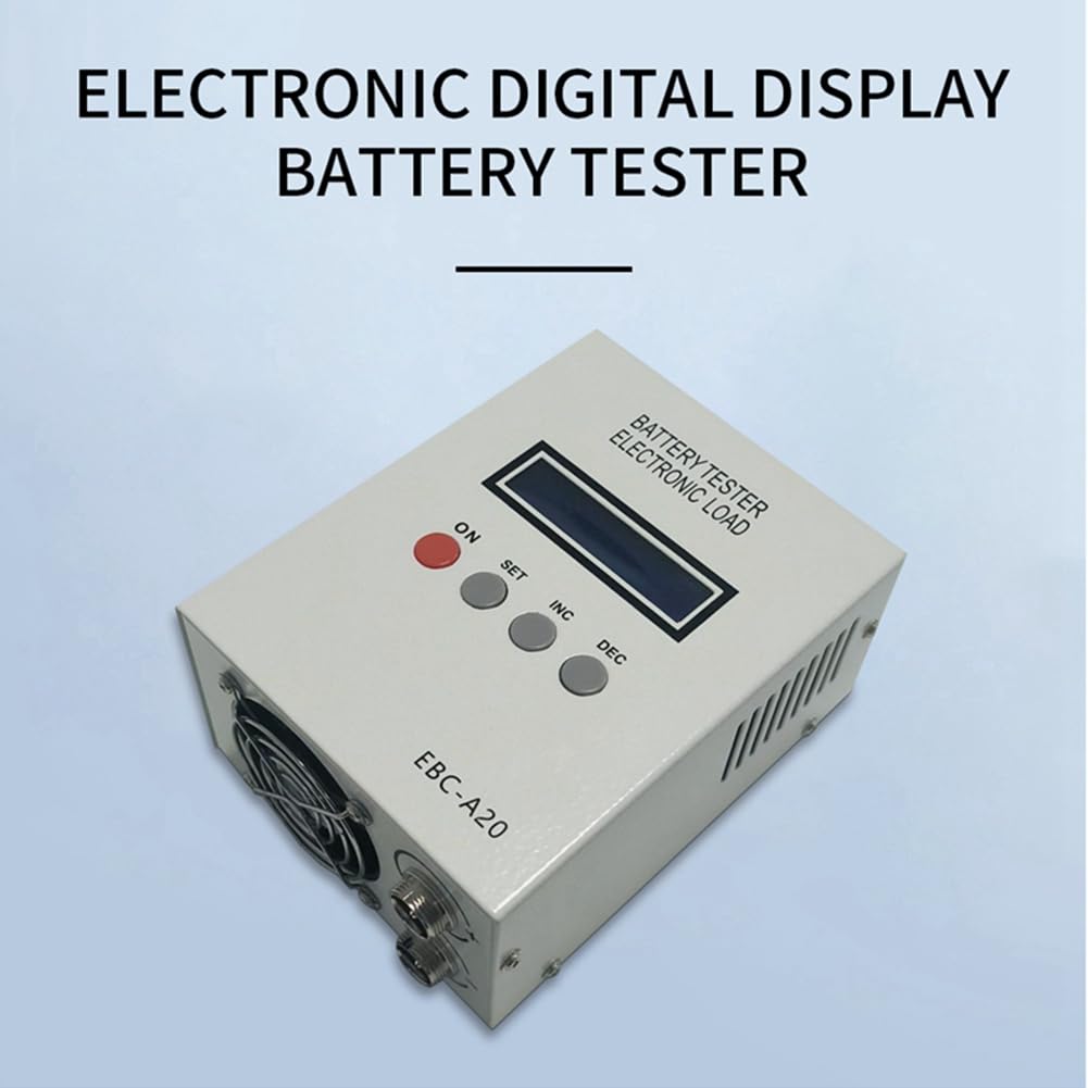 Kenntsh EBC-A20 Battery Capacity Tester - Professional Lithium/Lead Acid/LiFePO4 Battery Charger & Discharger Analyzer - Perfect for RC Cars, Solar Systems & DIY Battery Projects