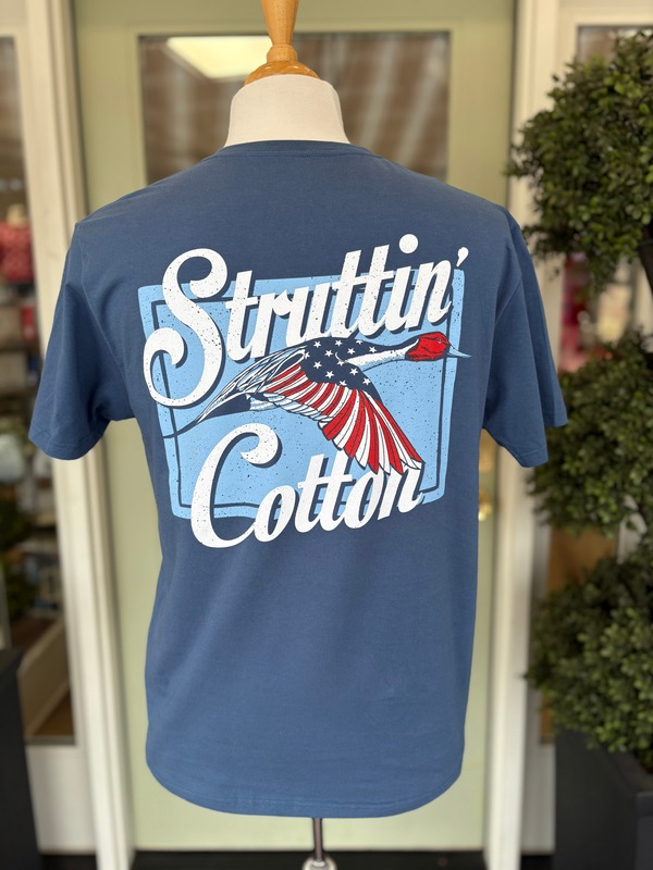 Struttin' Cotton American Pintail Tee - Premium Cotton T-Shirt for Men | Casual Wear, Outdoor Activities & Everyday Comfort