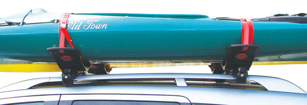 Malone Seawing Kayak Roof Rack - Heavy Duty Universal J-Style Carrier for Canoes, SUPs & Kayaks - Secure & Easy Loading for Outdoor Adventures