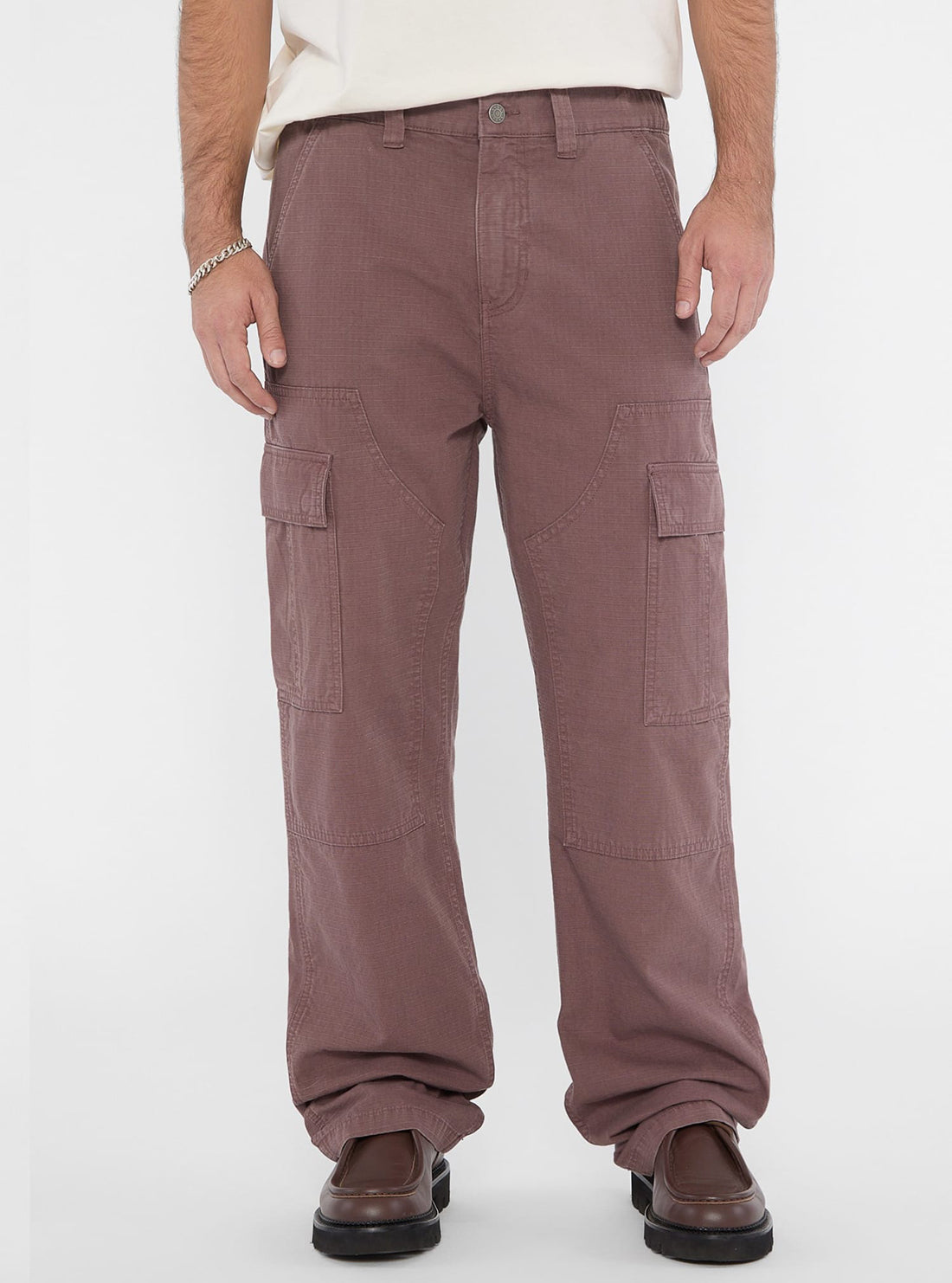 Guess Originals Ripstop Panel Cargo Pants for Men - Durable Military Style Tactical Pants with Multiple Pockets - Perfect for Outdoor Adventures, Hiking, and Casual Wear