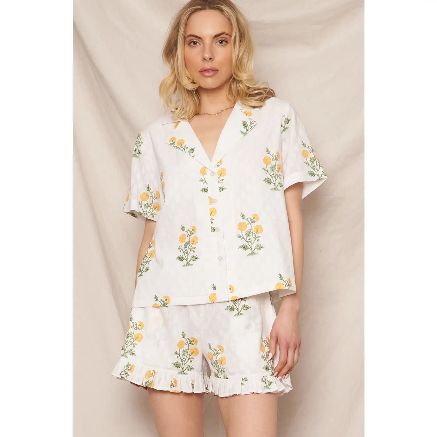 Caroline Top Women's Fashion Blouse - Trendy & Comfortable for Casual Wear, Office, and Date Nights