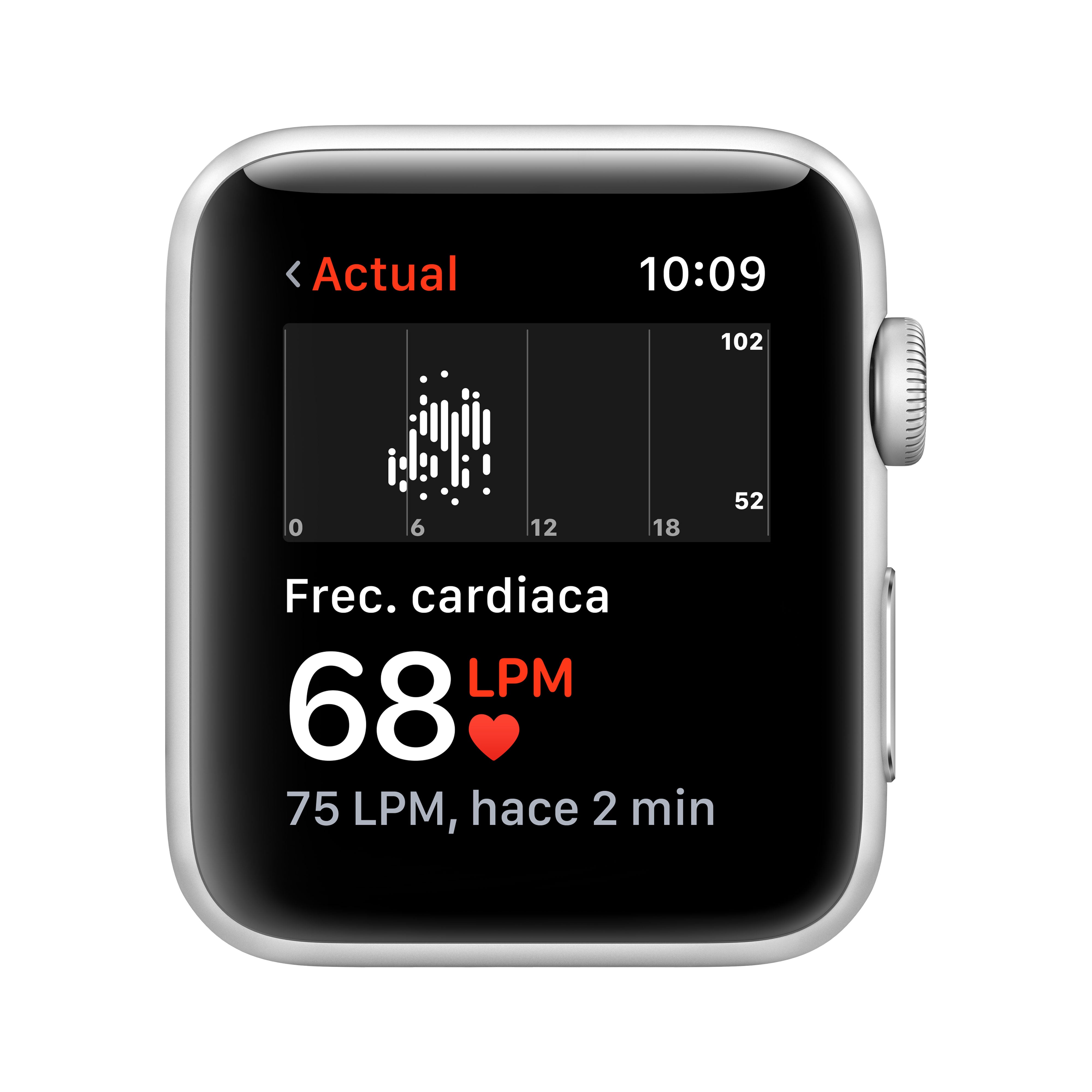 Apple Watch Series 3 (GPS) 42mm Aluminum Case with White Sport Band - Smartwatch for Fitness Tracking & iPhone Connectivity - Perfect for Running, Swimming & Daily Use