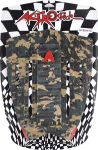 Astrodeck 148 Gavin Beschen Traction Camo Surfboard Traction Pad - Non-Slip Grip for Enhanced Surfing Performance - Perfect for Surfers of All Levels in Waves and Competitions