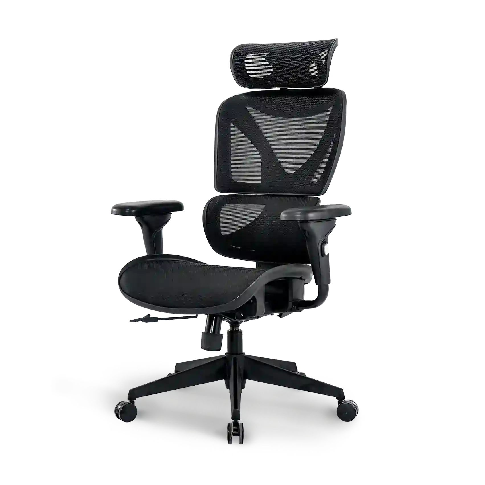 Ergonomic Office Chair with Lumbar Support - Adjustable Height & Swivel - Comfortable Desk Chair for Home & Office Workspaces - Perfect for Long Hours of Sitting, Gaming, or Studying