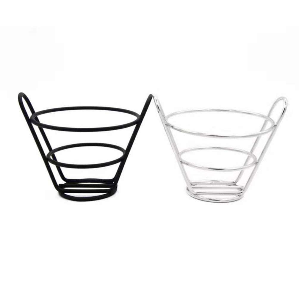 DOITOOL French Fry Stand Holder - Snacks Cone Stand for French Fries, Hot Dogs, and Onion Rings - Perfect for Parties, Food Trucks, and Home Use