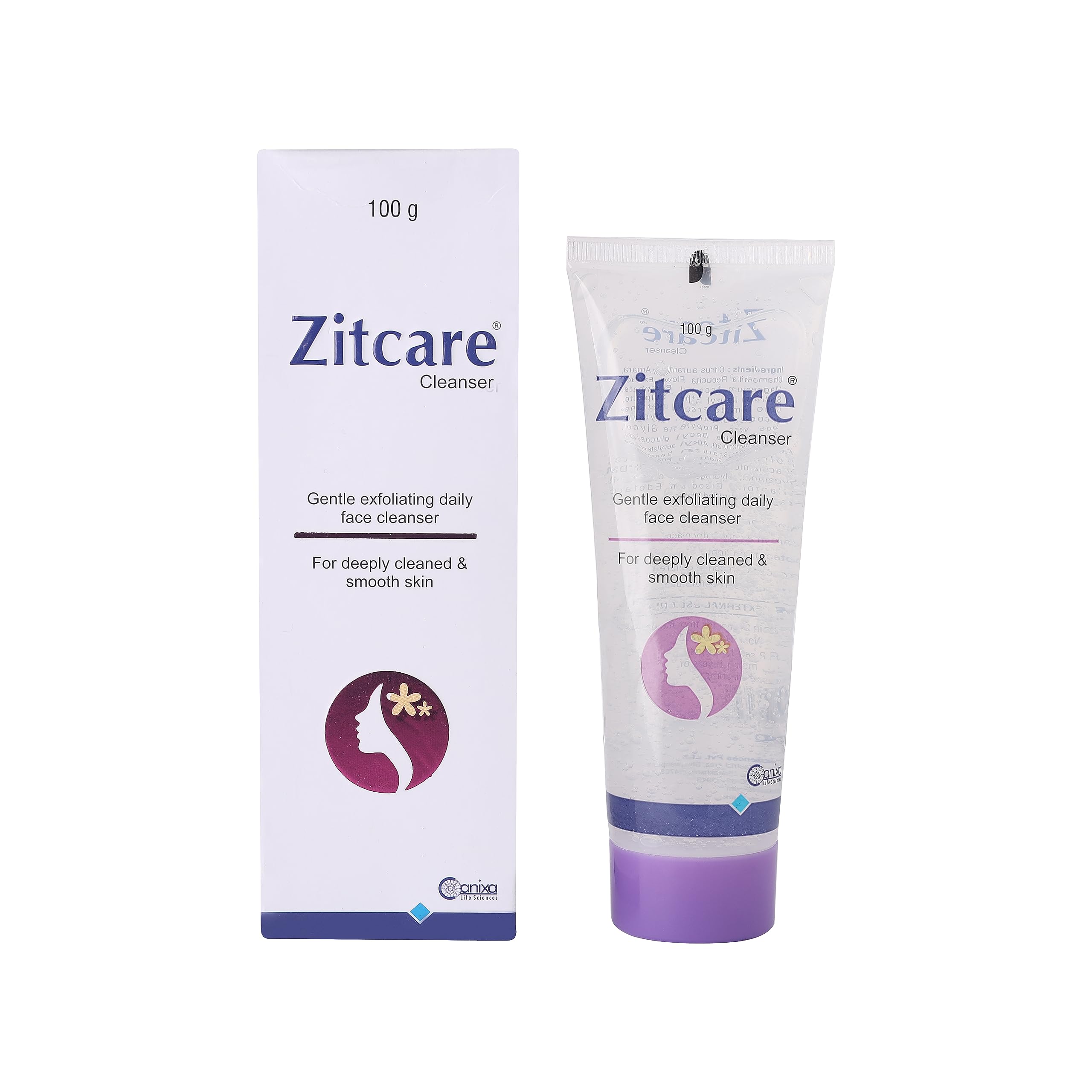 ZItcare Daily Exfoliating Cleanser Lotion - 100gm Gentle Face Wash for Acne & Blackheads - Perfect for Morning & Night Skincare Routine