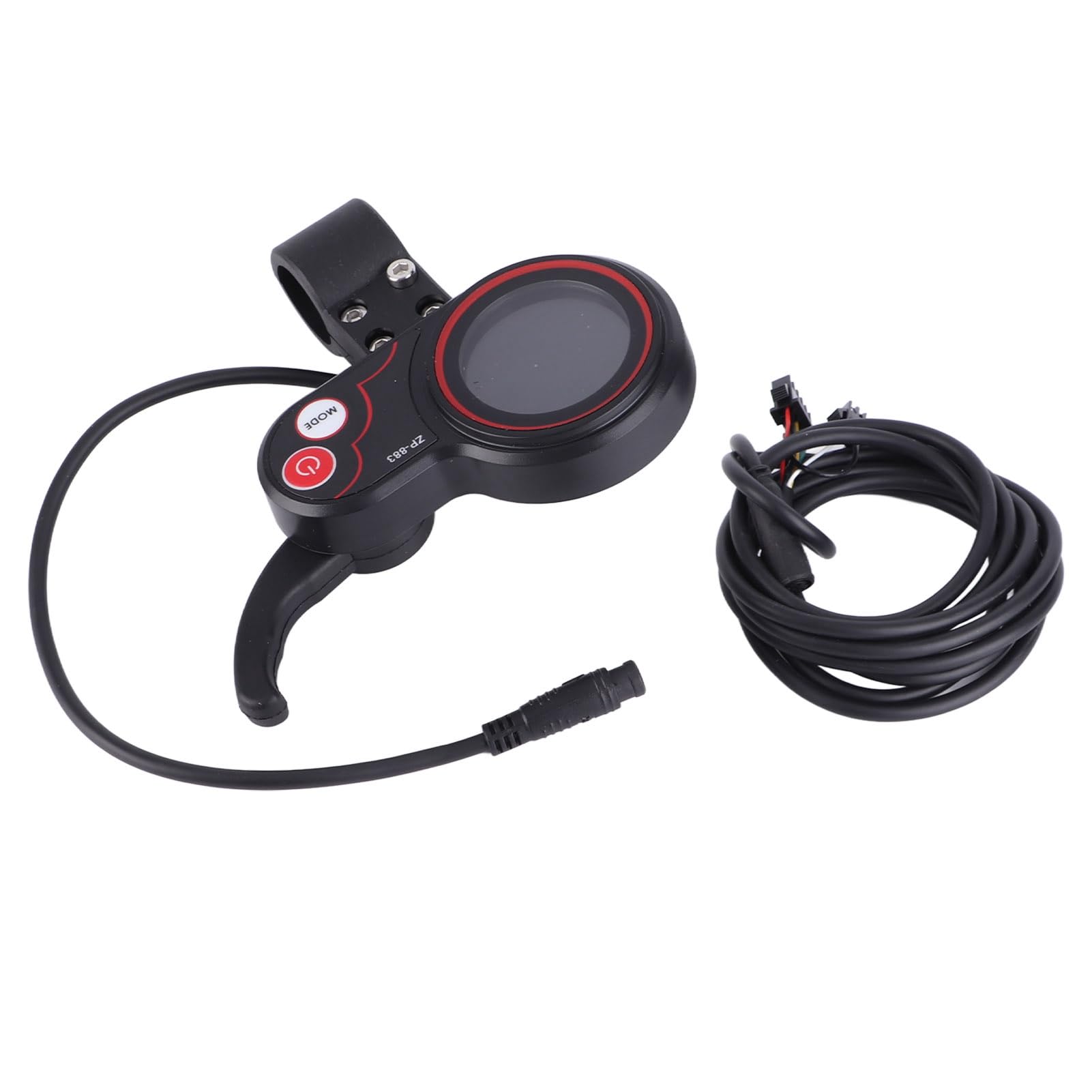 2-in-1 6-Pin Thumb Throttle with LCD Display for Electric Bikes & Scooters - 36V Speed Control Panel - Perfect for Commuting, Off-Road Adventures and Urban Transportation