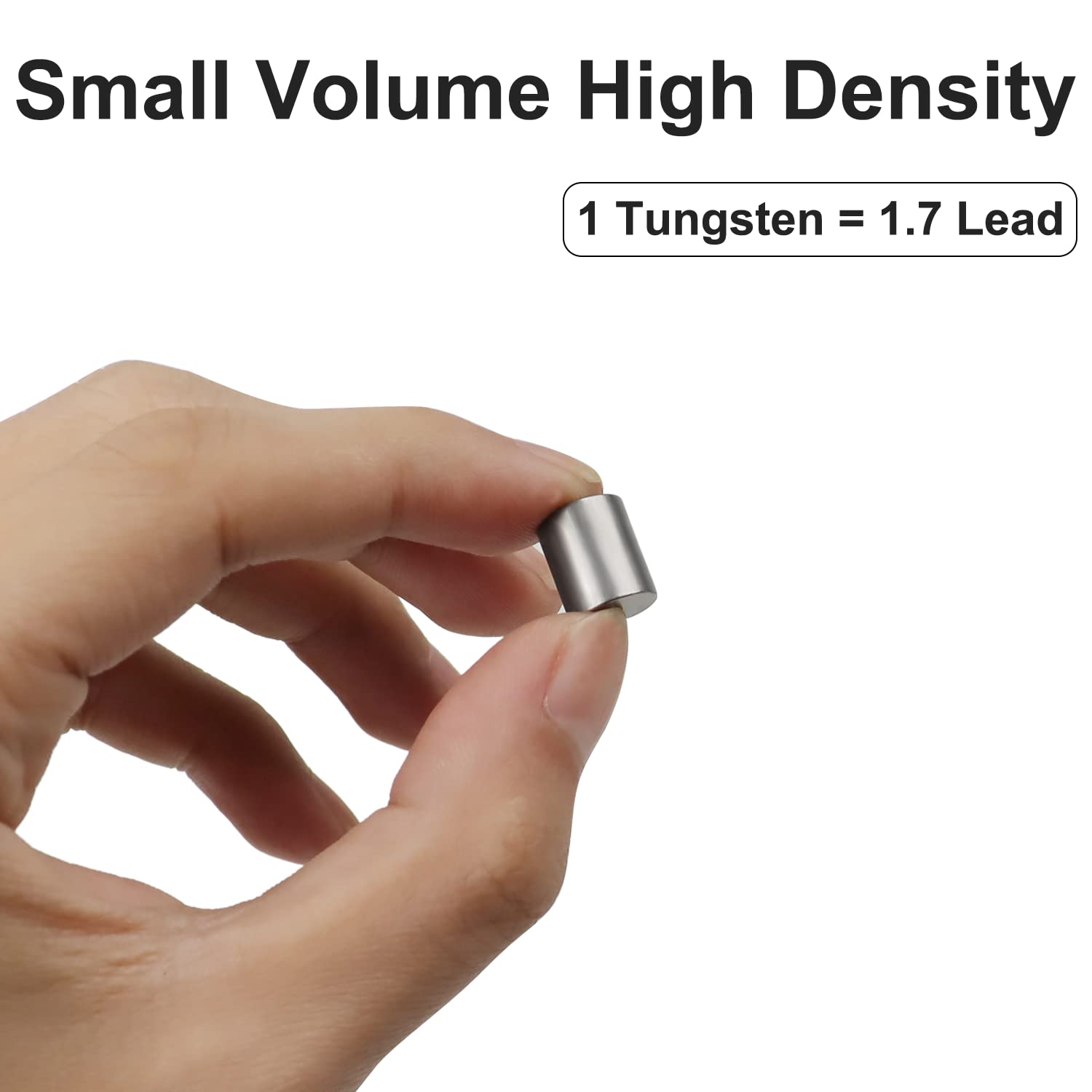 3.25oz Tungsten Pinewood Derby Car Weights - 5 Sizes Incremental Cylinder Weights for Maximum Speed | Perfect for Boy Scouts Racing & DIY Derby Car Tuning