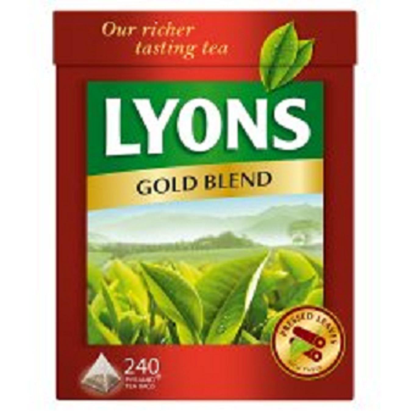 LYONS GOLD BLEND Premium Black Tea Bags - 240 Count | Rich Flavor & Aroma | Perfect for Morning Boost, Afternoon Relaxation & Office Break