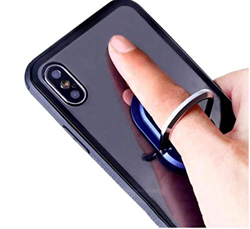 Premium 3-in-1 Pouch Case for LG K22 & K32 5G - Protective Phone Pouch with Belt Clip, Car Mount & Ring Stand | Durable Canvas Cover for Everyday Use, Travel & Outdoor Activities (Black)