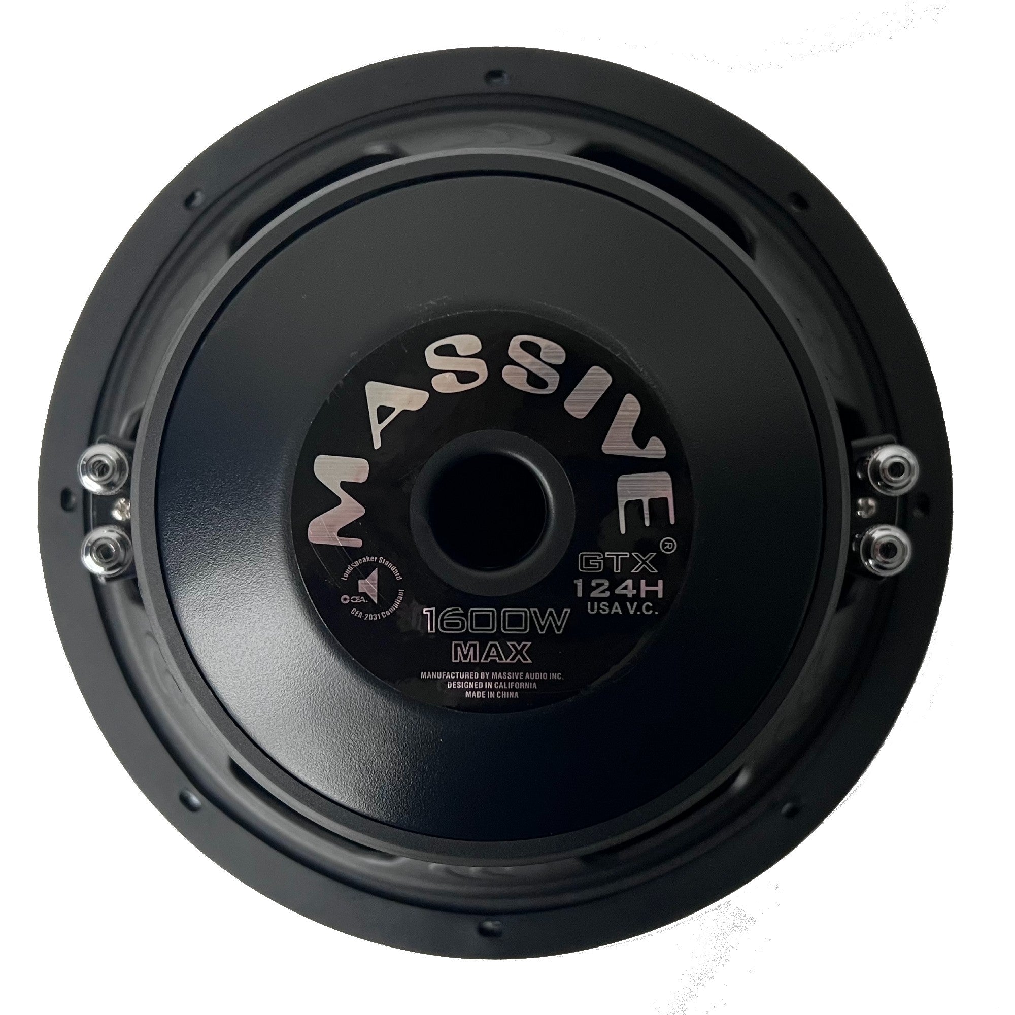 GTX122H 12-Inch 800 Watts RMS Dual 2 Ohm Car Subwoofer - Powerful Bass for Car Audio Systems & Home Theater