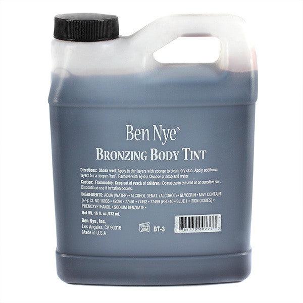 Ben Nye Bronzing Body Tint - Professional Water-Resistant Liquid Bronzer for Face & Body - Perfect for Stage Makeup, Cosplay & Sun-Kissed Summer Glow