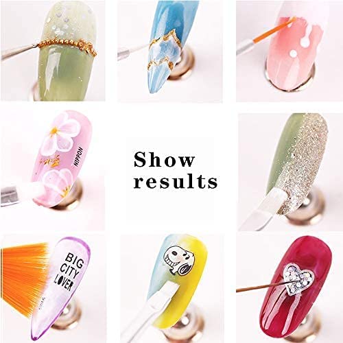 Professional Nail Art Brushes Set - 15 Piece Acrylic Nail Painting & Design Tools Kit with Fine Tip Drawing Pen for Salon & DIY Manicure | Perfect for Gel Polish, French Tips & Intricate Nail Art Designs