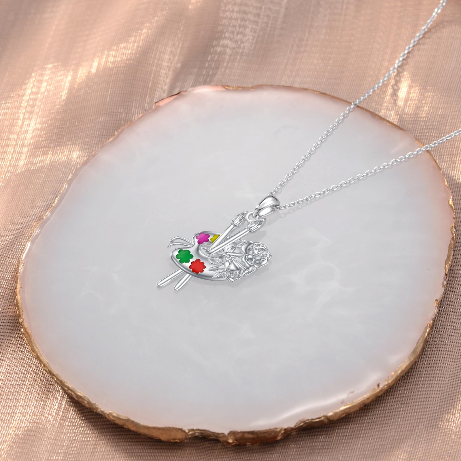 925 Sterling Silver Inspirational Graduation Necklace - Nurse/Artist/Chemist/Anchor Compass Pendant Jewelry for Women & Men | Dream Talisman Travel Gift for College Grads, Career Milestones & Special Occasions