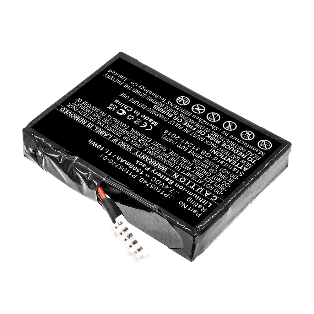 Synergy Digital Printer Battery - Compatible with Zebra ZQ200 Printer (Li-ion, 7.4V, 1500mAh) | High Capacity Replacement for Zebra P1105740 Battery | Perfect for Retail, Warehouse & Shipping Label Printing