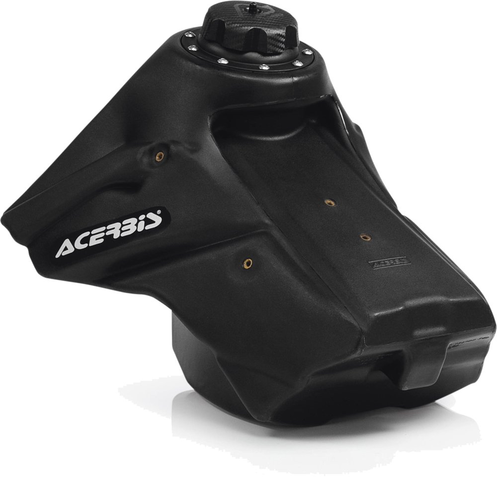 Acerbis 2160170001 Black Motorcycle Gas Tank - Universal Fit for Dirt Bikes & Off-Road Vehicles - Durable Fuel Container for Adventure Riding & Trail Exploration