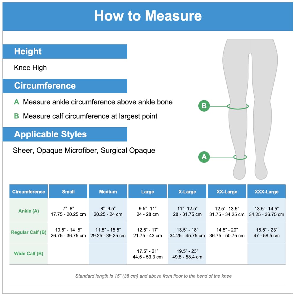 Actifi Women's 20-30 mmHg Open Toe Knee High Compression Stockings - Firm Support for Varicose Veins & Circulation - Perfect for Nurses, Travel & Pregnancy