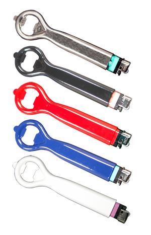 Premium Bottle Opener with Built-in Lighter Holder - Pop N Light - Perfect for Camping, BBQs, and Outdoor Parties