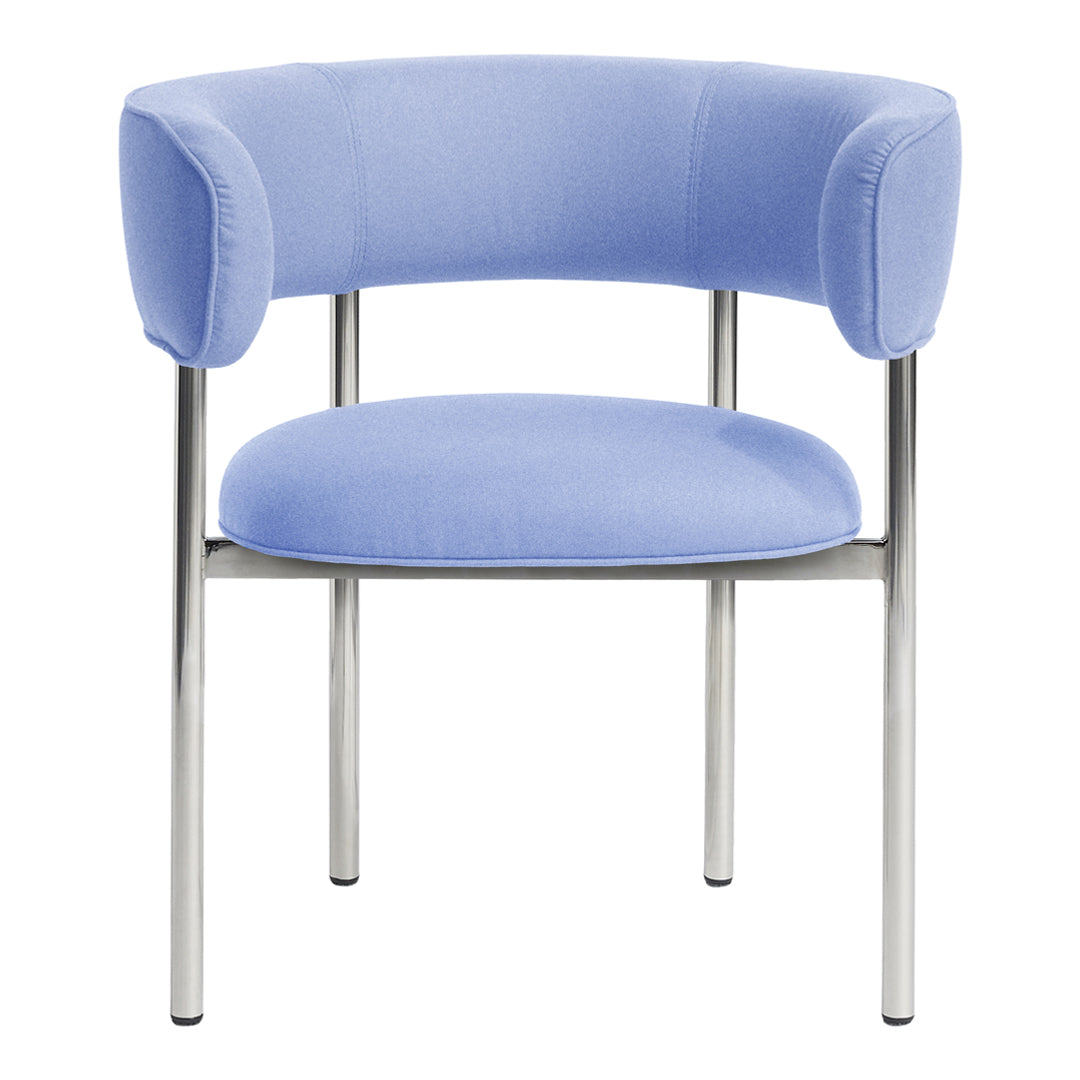 Modern Dining Armchair - Comfortable Upholstered Seat with Wooden Legs for Kitchen, Dining Room, or Breakfast Nook - Perfect for Family Gatherings & Entertaining Guests