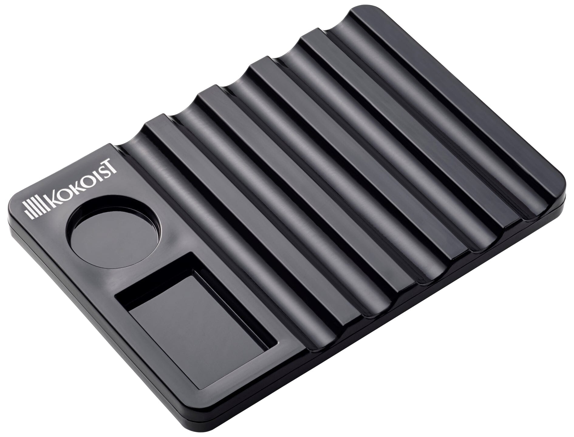 Kokoist Professional Nail Art Brush Holder - Black | Organize & Store Nail Brushes for Salon & Home Manicures | Perfect for Nail Artists & DIY Enthusiasts