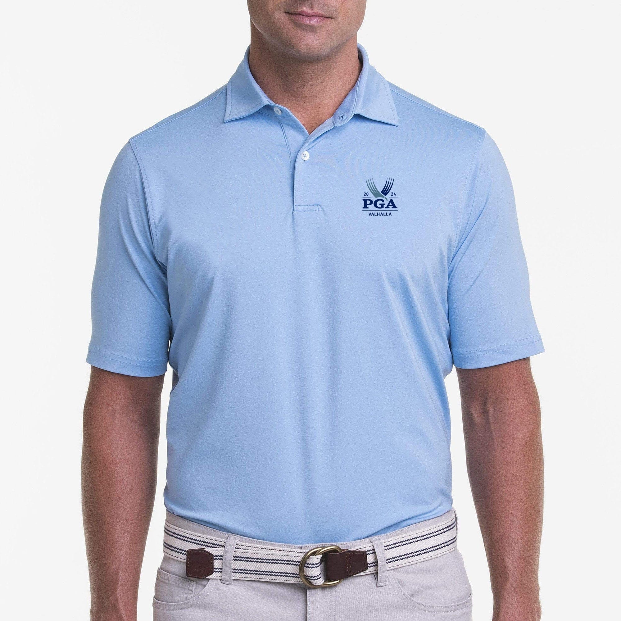 2024 PGA Championship Men's Performance Polo Shirt - Moisture Wicking Golf Jersey - Breathable & Comfortable for Golf, Casual Wear & Outdoor Sports