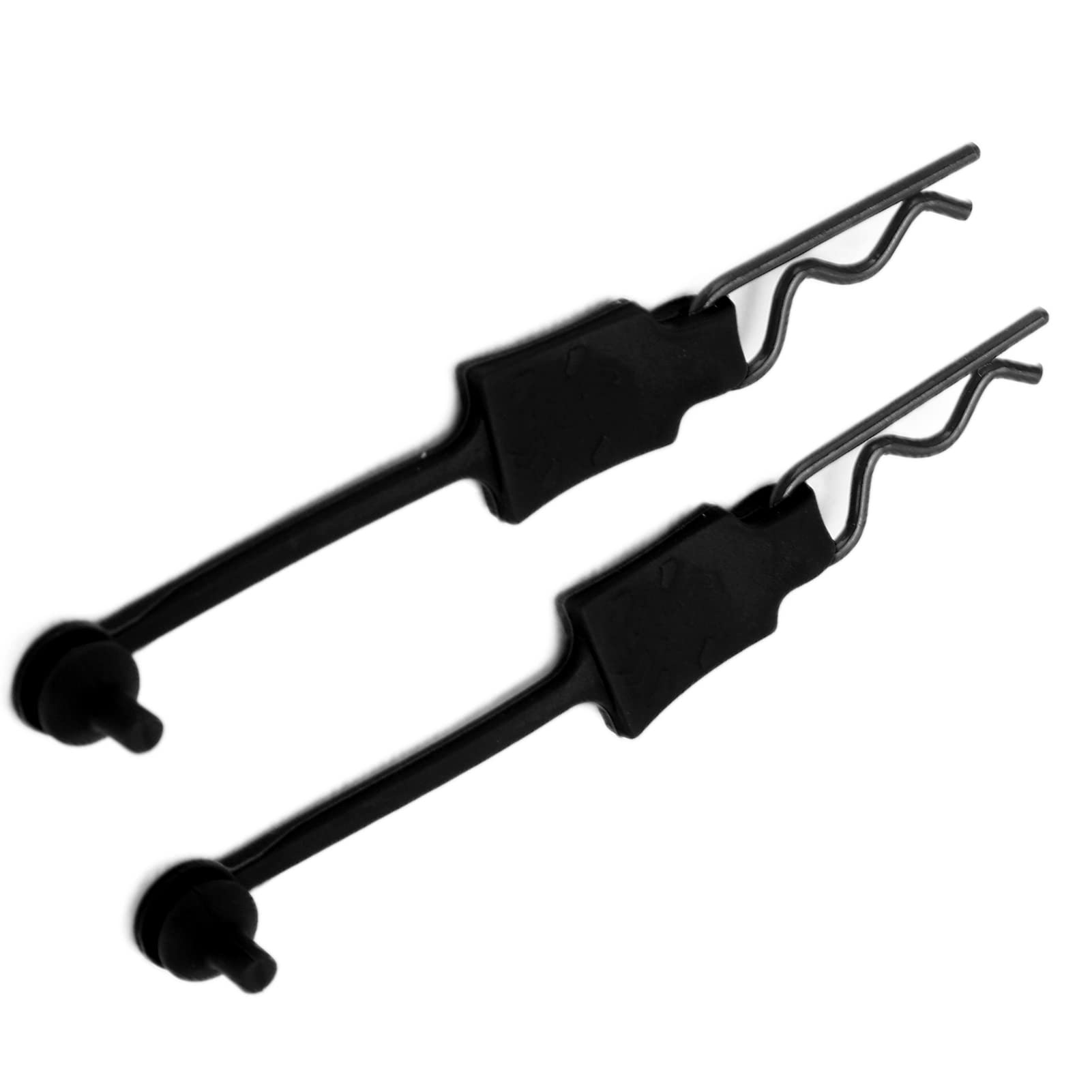 4PCS 1/10 RC Car Body Clips - Durable Shell Bolt Pins for ARRMA Axial SCX10 Redcat GEN8 RC Models - Black Replacement Parts for Off-Road Racing & Crawling Adventures