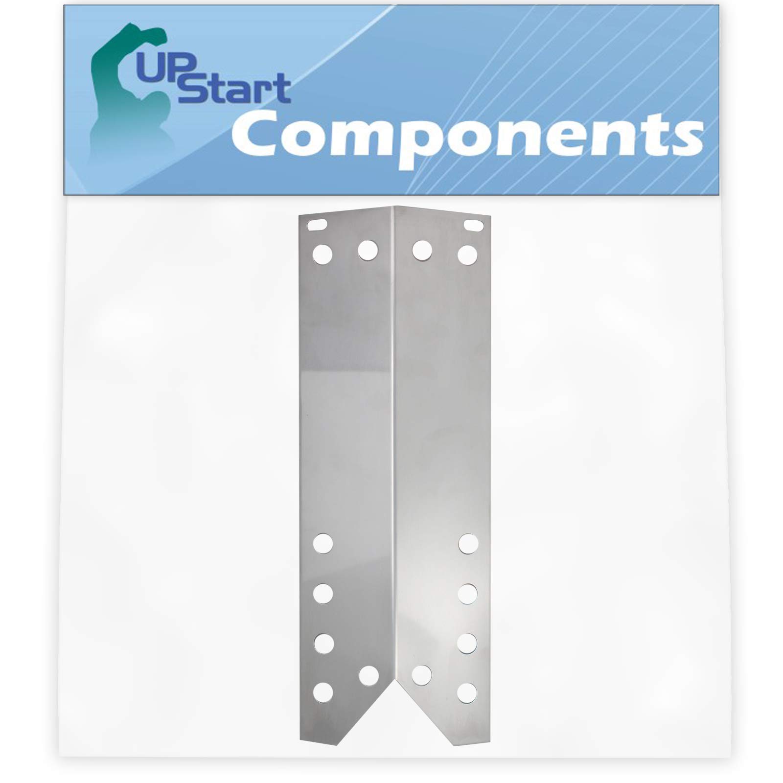 Stainless Steel BBQ Grill Heat Shield Plate for Kenmore 720-0670A - Replacement Flame Tamer, Guard & Deflector - Compatible with 15 1/16
